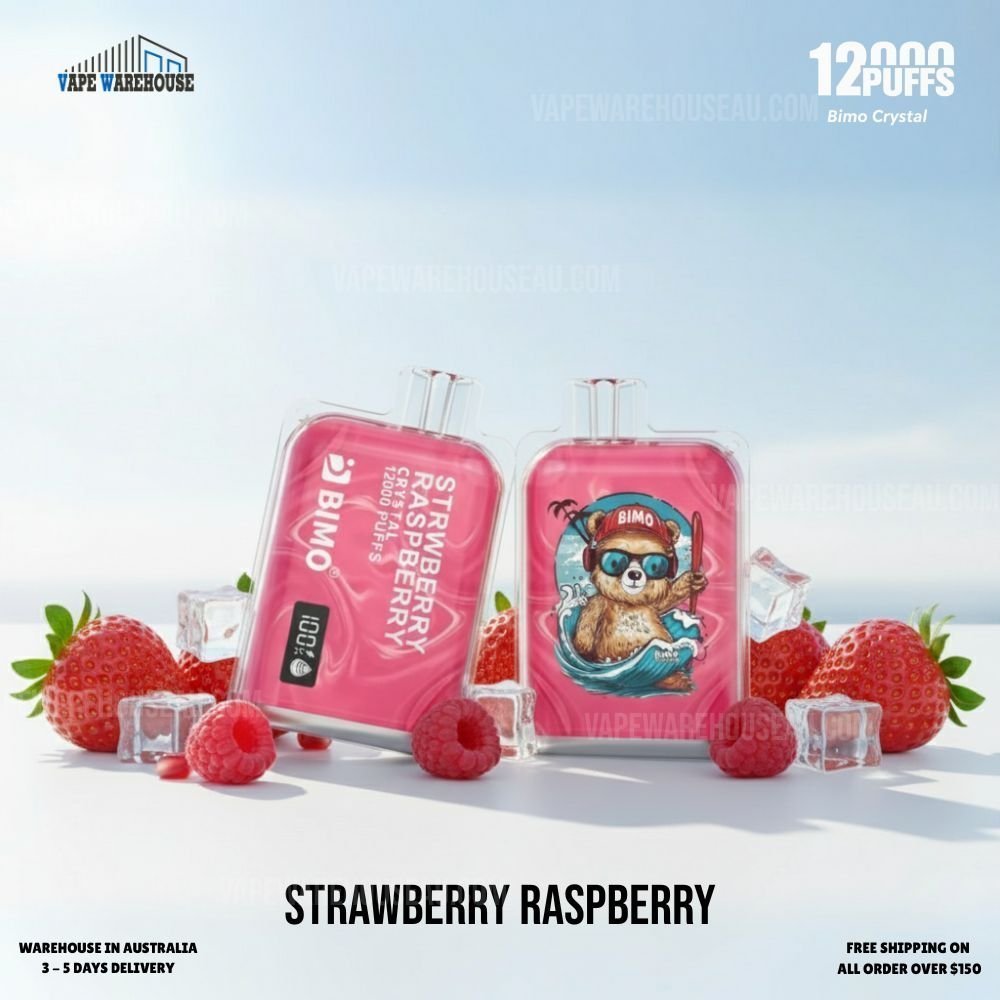 BIMO Crystal 12000 Puffs Strawberry Watermelon