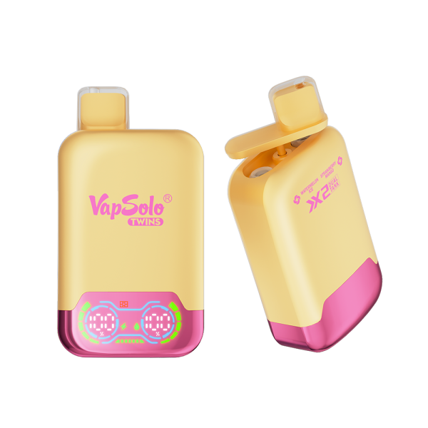 VapSolo Twins 20000 Puffs Watermelon Ice & Strawberry Mango