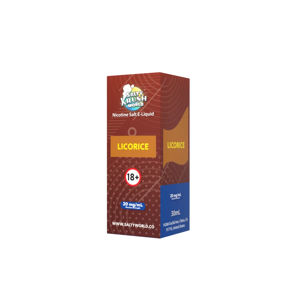 Licorice - Nicotine Salt E-liquid