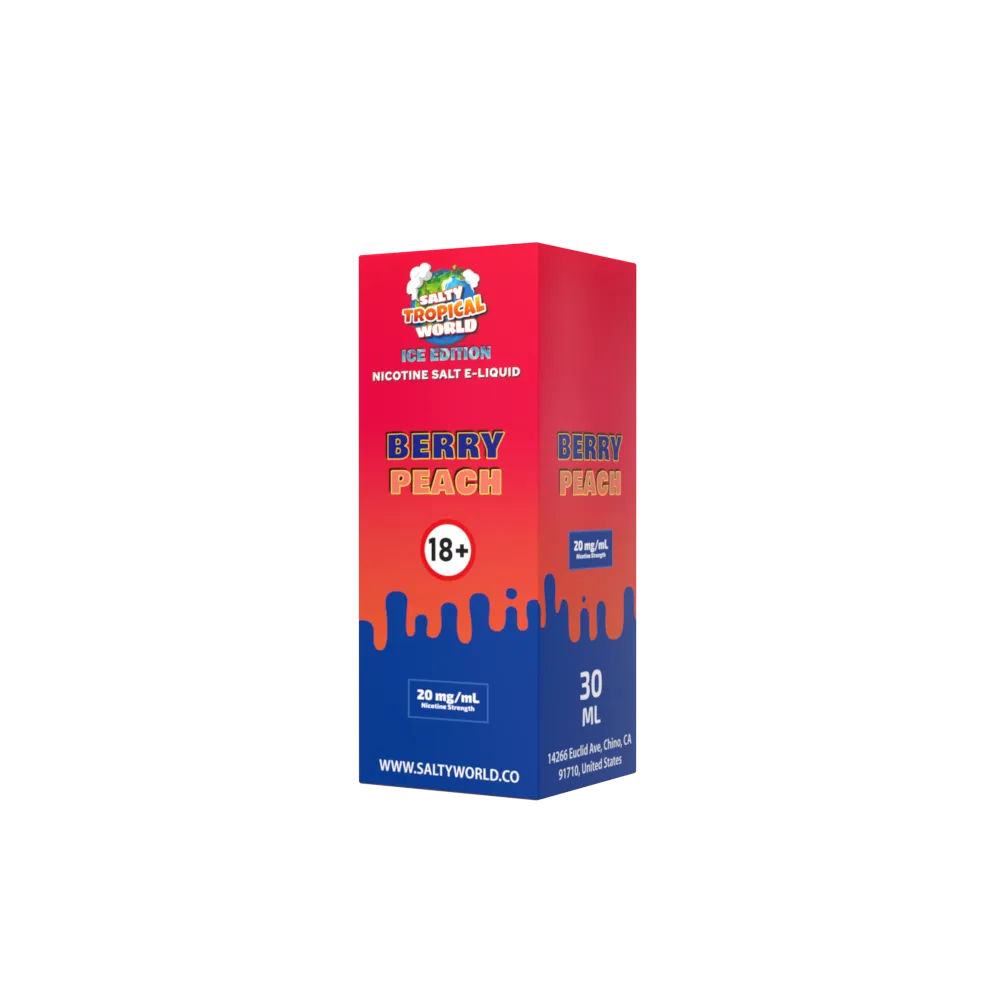 [Ice Ed.] Berry Peach : Nicotine Salt E-Liquid